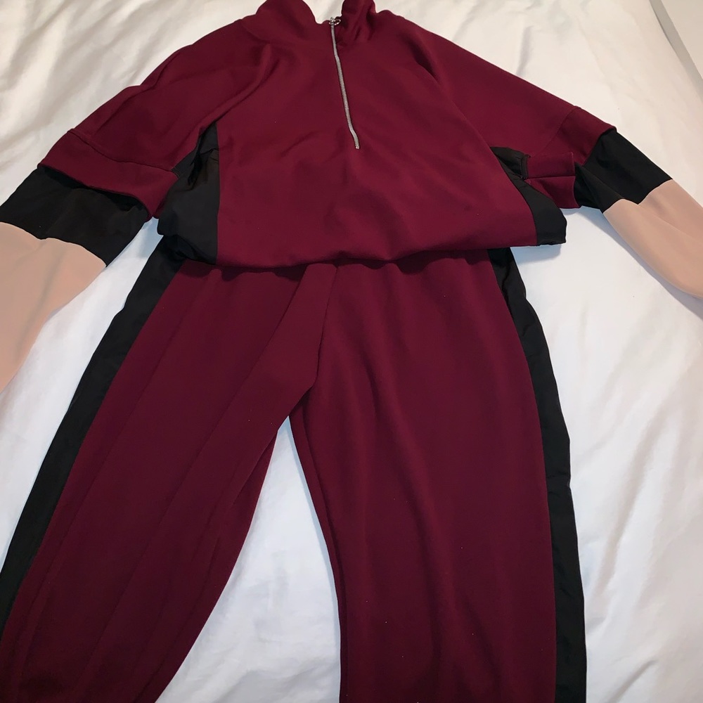 Matching jumpsuit